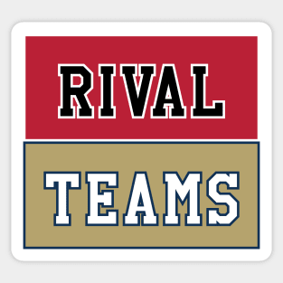 Rival Teams | Georgia vs Georgia Tech Sticker